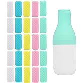FOROUME 10 Pack Travel Essentials Silicone Bottle Covers, Cruise Ship Essentials, Travel Accessories Luggage for Women Men, E