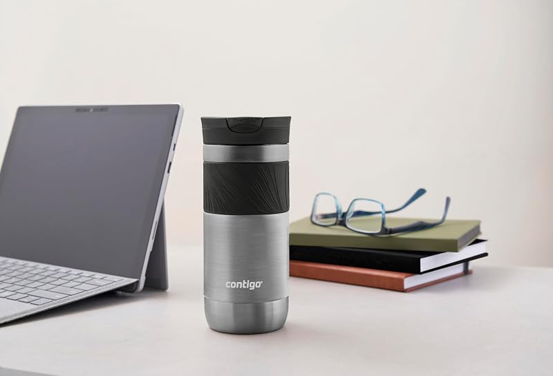 Byron SNAPSEAL Mug Isotherme, Étanche, 7 h chaud, 470 ml