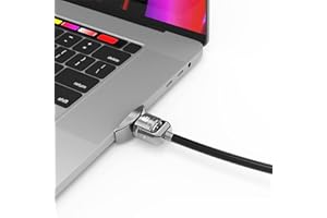Compulocks MacBook Pro 16" Ledge Lock Adapter and Cable Lock,Gray,MBPR16LDG01KL