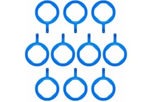 BAOZENP Dental X-Ray Positioning Indicator Aiming Rings - Intra Oral Film Positioner System Accessories, Autoclavable, 10 Pcs (Anterior Ring Blue)