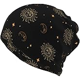 Skull Beanie Hat Baggy Slouchy Skull Chemo Beanies Cap Stretch Scarf Head Wrap Hip Hop Hats for Men Women Winter