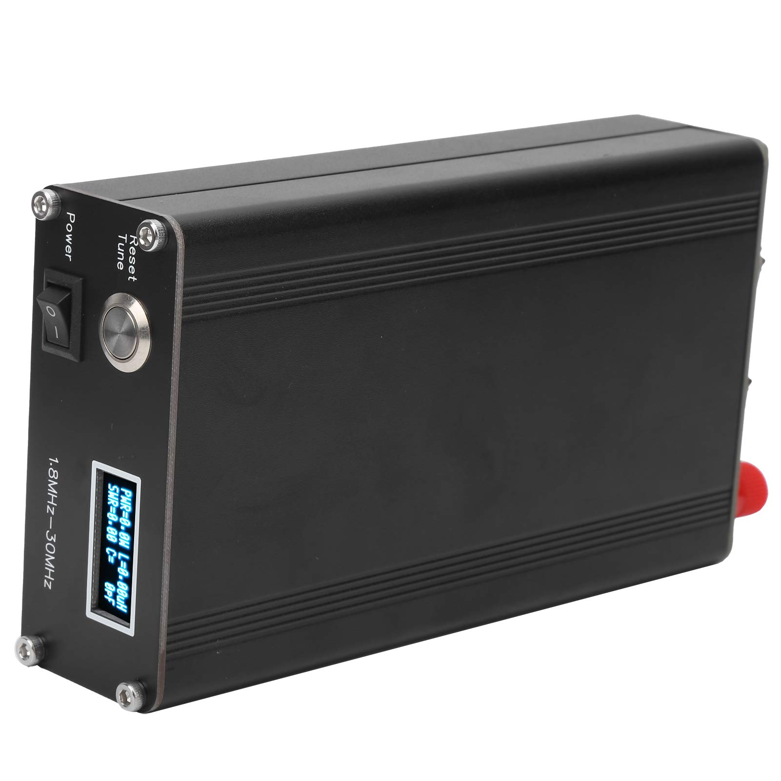 HY100 HAM Automatic Antenna Tuner, 1.8-50MHz, 100W, 10-15VDC, Aluminum Alloy with Metal Housing