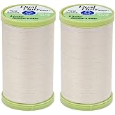 2-Pack Bundle Coats &amp; Clark Dual Duty Plus Hand Quilting Thread 325yds Natural s960-8010