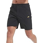 HARD LAND Hiking Shorts Men Cargo Quick Dry Lightweight Stretch Tactical Shorts for Fishing Travel Casual with Multi Pockets