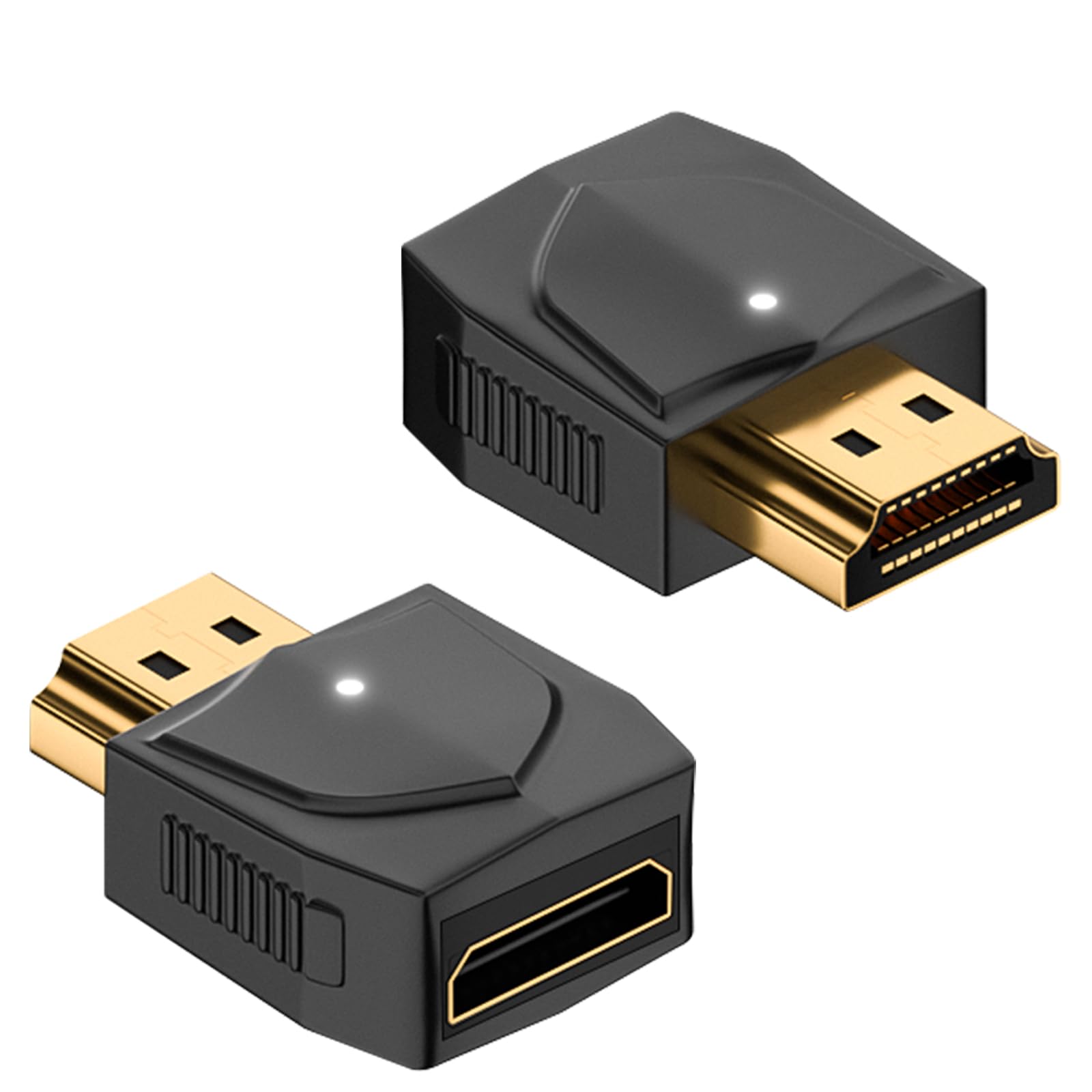 Duttek 8K HDMI to Mini HDMI Adapter, HDMI2.1 Male to Mini HDMI Female Adapter 48Gbps,Support Dynamic HDR for 8K@60Hz for HDTVs, PS5, laptops, Monitors, TV Boxes(2 Pack)