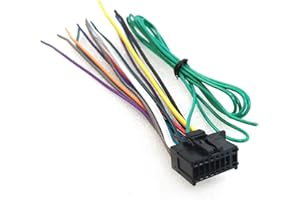 KEBAOLER 16Pin Radio Wiring Harness Compatible with Pioneer Wire Harness DEH AVH AVIC FH SPH Car Radio Stereo Connector