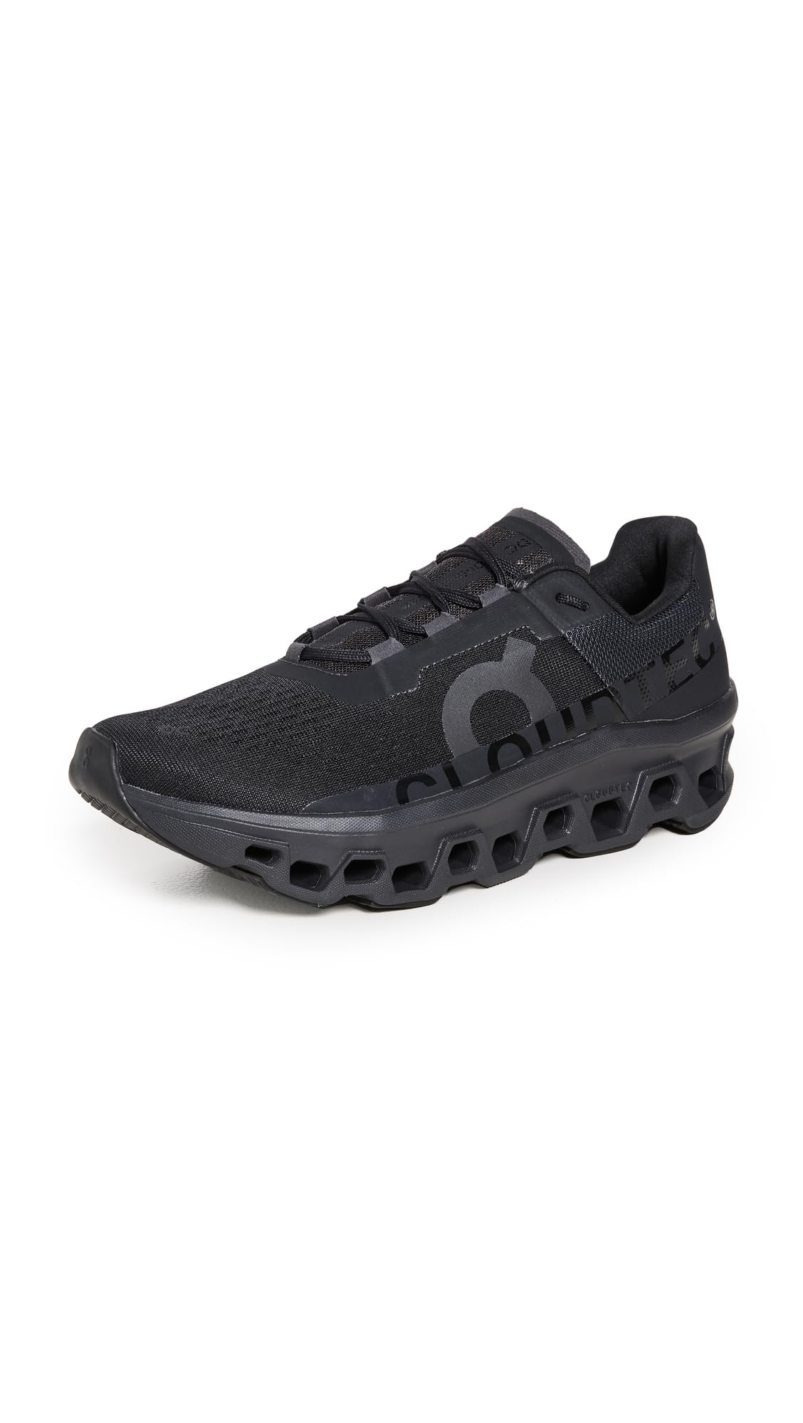 On Men's Cloudmonster Sneakers, All Black, 11.5 Medium US Image