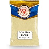 TAJ Soya Bean Flour, Soy Bean Flour, 4 Pounds