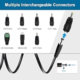 Etopgo 12V 1A Universal Power Adapter with 7 Tips for LED CCTV TV Box view 3
