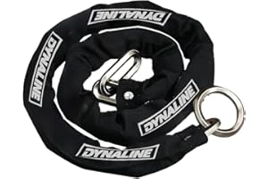 Dynaline 1/4" x 3' Security Chain with Poly Sleeve | Heavy-Duty Alloy Steel | High-Strength Protection