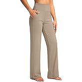 G Gradual Women's Yoga Pants Wide Leg wiht Pockets High Waist Stretch Loose Casual Lounge Sweatpants Petite/Regular/Tall