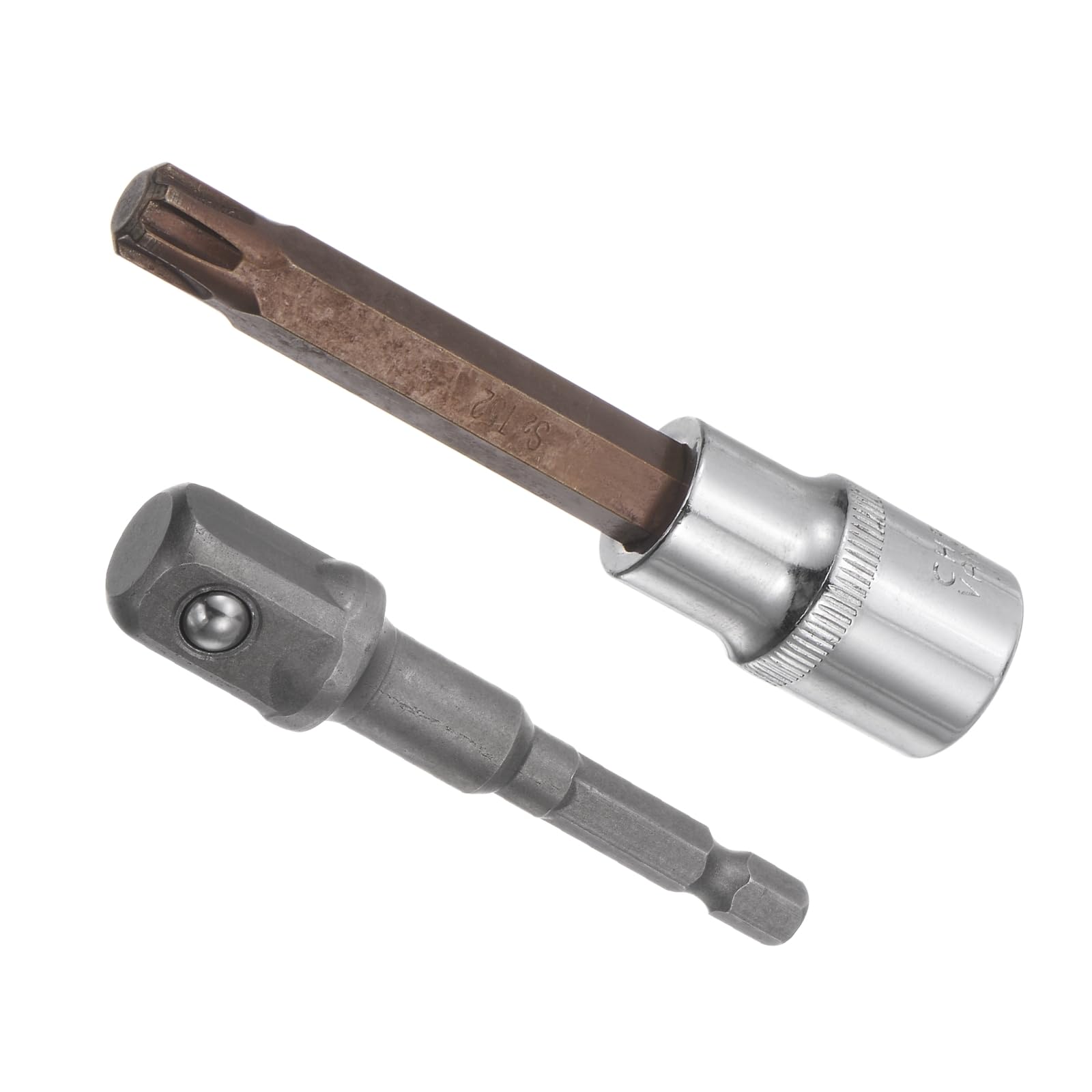 CoCud Torx Bit Socket, T52 Bit 1/2" Drive 4" Length, CR-V Socket with Socket Extension - (Applications: for Fastener Application)