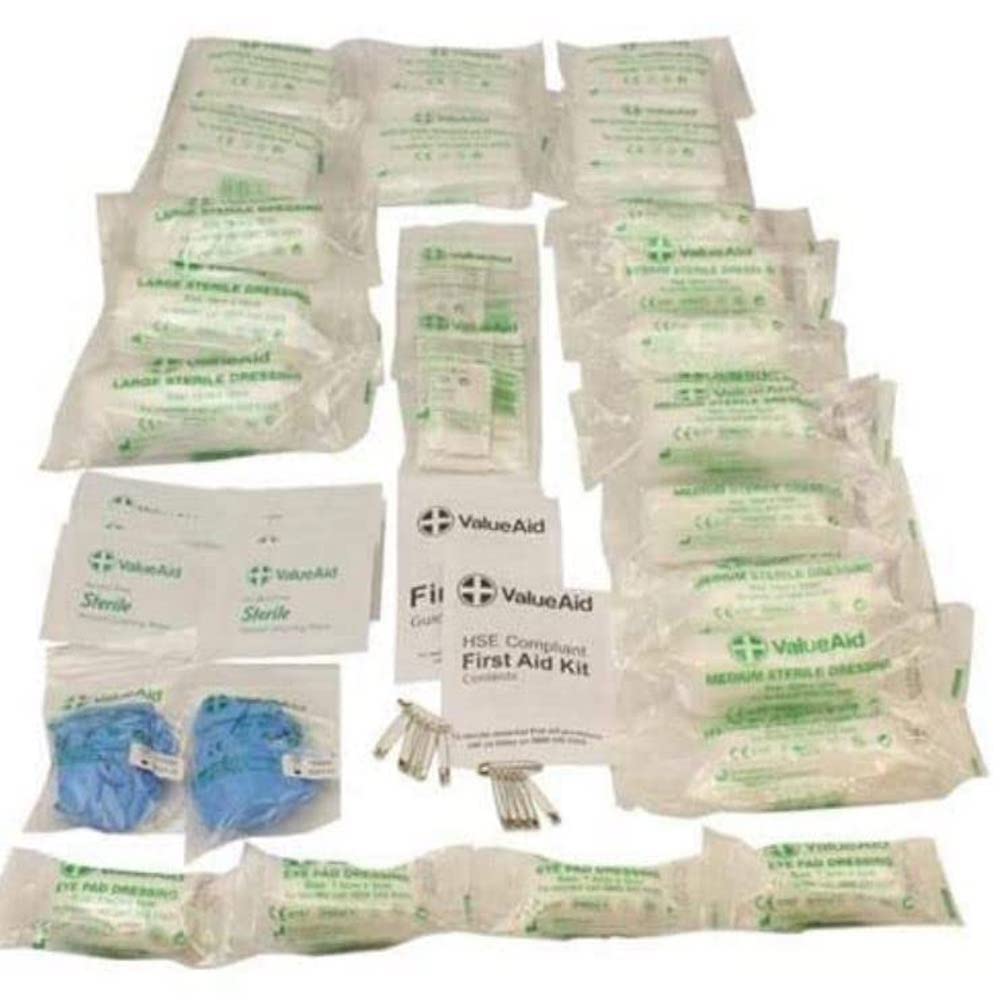 Value Aid HSE Compliant Workplace First Aid Refill Kit (11-20 Person)