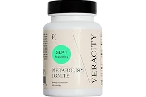 VERACITY SELFCARE Veracity Metabolism Ignite - Boosts GLP-1 to Reduce Appetite and Cravings for Clinically Proven Weight Loss - Natural GLP-1 & Metabolic Support Supplement - Burns Fat - Side Effect Free - 30 Serving