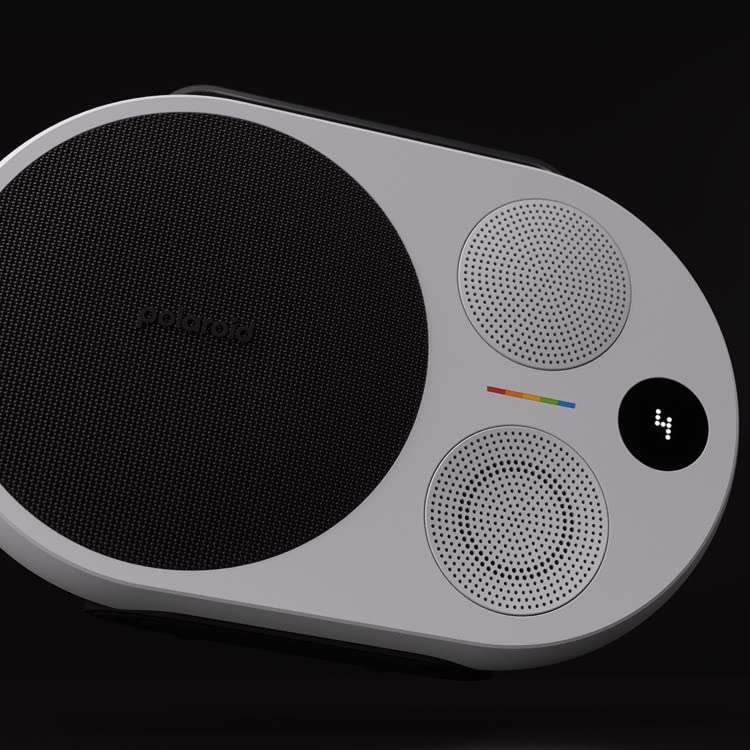 Polaroid P4 Music Player (Black) – Powerful Large Room Wireless Bluetooth Speaker Rechargeable with Dual Stereo Pairing