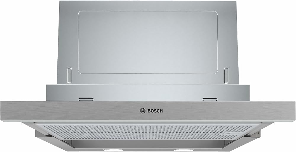 Bosch Series 4 Built-in Telescopic Cooker Hood 60 cm Silver