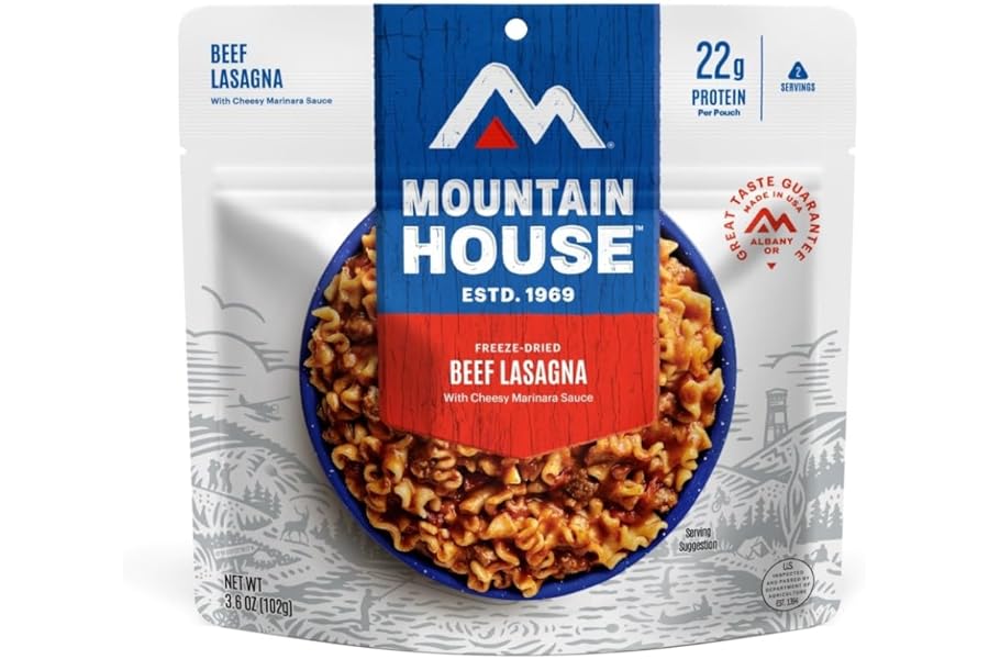 Best Freeze Dried Beef Lasagna Backpacking Food 2026