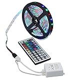 ANCHEER 32.8FT Multicolor RGB LED Strip Lights - Waterproof, Remote Control Color Changing Lights for Room, Bedroom, Kitchen, Yard, Party (32.8 FT)