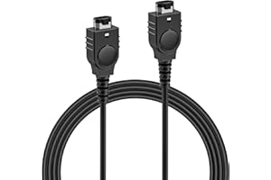 ULLNOSOO Link Cable for GBA, 2 Player Link Cable Connect Cord Compatible with Nintendo Gameboy Advance SP/Gameboy Advance, Perfect for Battling Friends and Family, Enjoy 2 Player Gaming Anytime 3.9ft