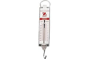 Ohaus 8003-PN Pull-Type Hanging Spring Scales, 2.25Lb. x .05Lb., 10N x 0.25N