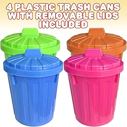 ArtCreativity Large Trash Cans Set with Lids, Set