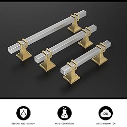homdiy 10 Pack Brushed Nickel Cabinet Pulls 3-3/4