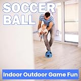 ZOPPER Fun Sport Foam Football 20cm Blue Indoor Outdoor Plush Ball view 4