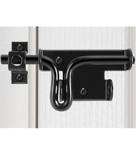 Cerradura Puerta Exterior 2 Pernos De Puerta Acero Inoxidable - Pestillo Doble Cara Para Baño, Dormitorio Y Cobertizo Pestillo Puerta