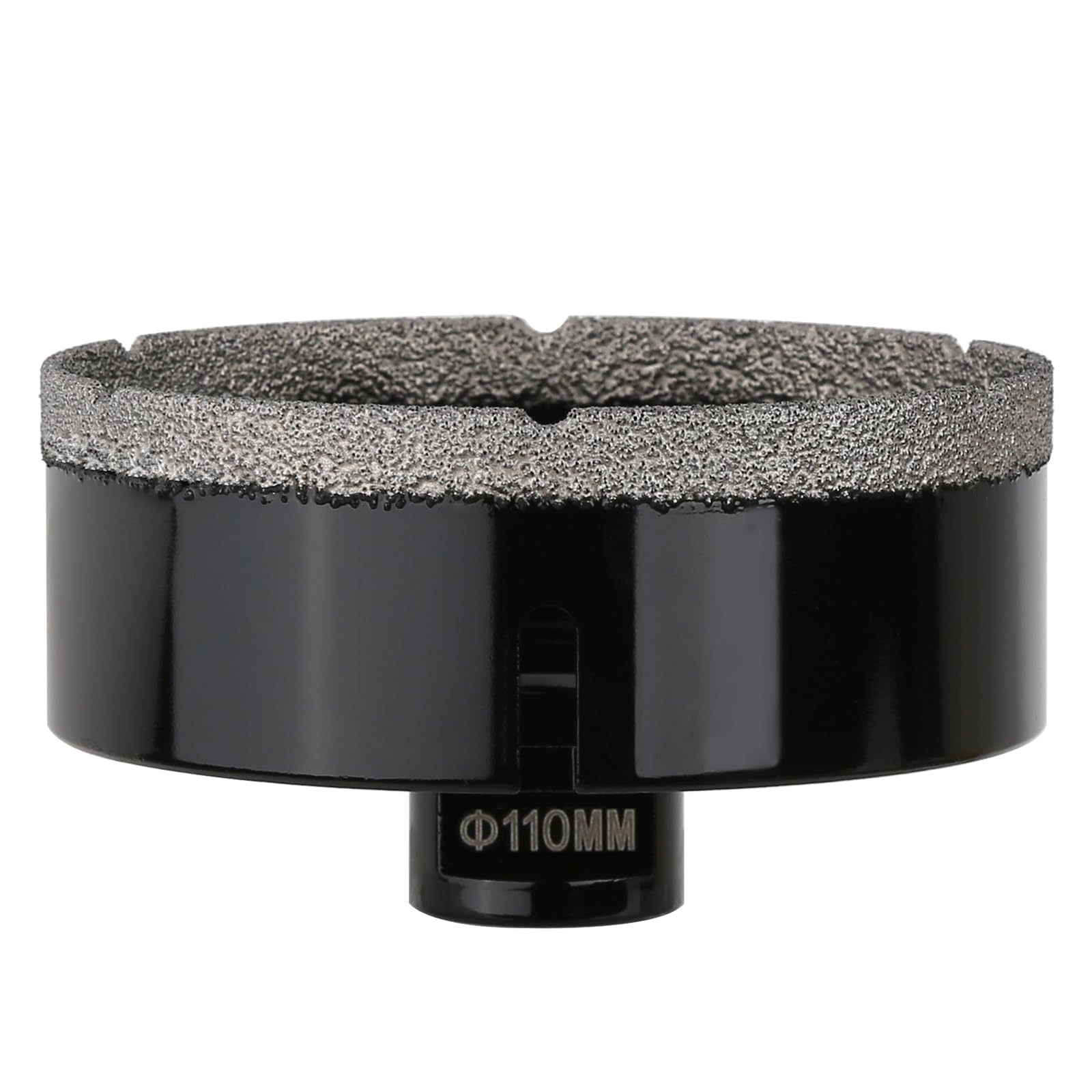 Vearter 110mm Dry Diamond Core Drill Bit, M14 Thread Connection Vacuum Brazed Masonry Hole Saw, Hollow Hole Cutter for Tile, Marble, Granite, Porcelain, Concrete and Quartz Stone