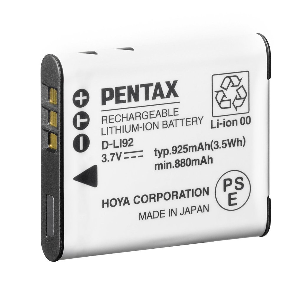 Pentax Spare Battery for Pentax D-LI92 Bridge Camera