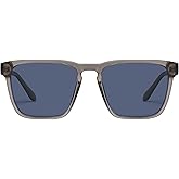 Quay Men's Unplugged Sunglasses, Grey/Navy Polarized