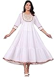 JG JAI GOVINDAM Cotton Anarkali Indian Kurti for