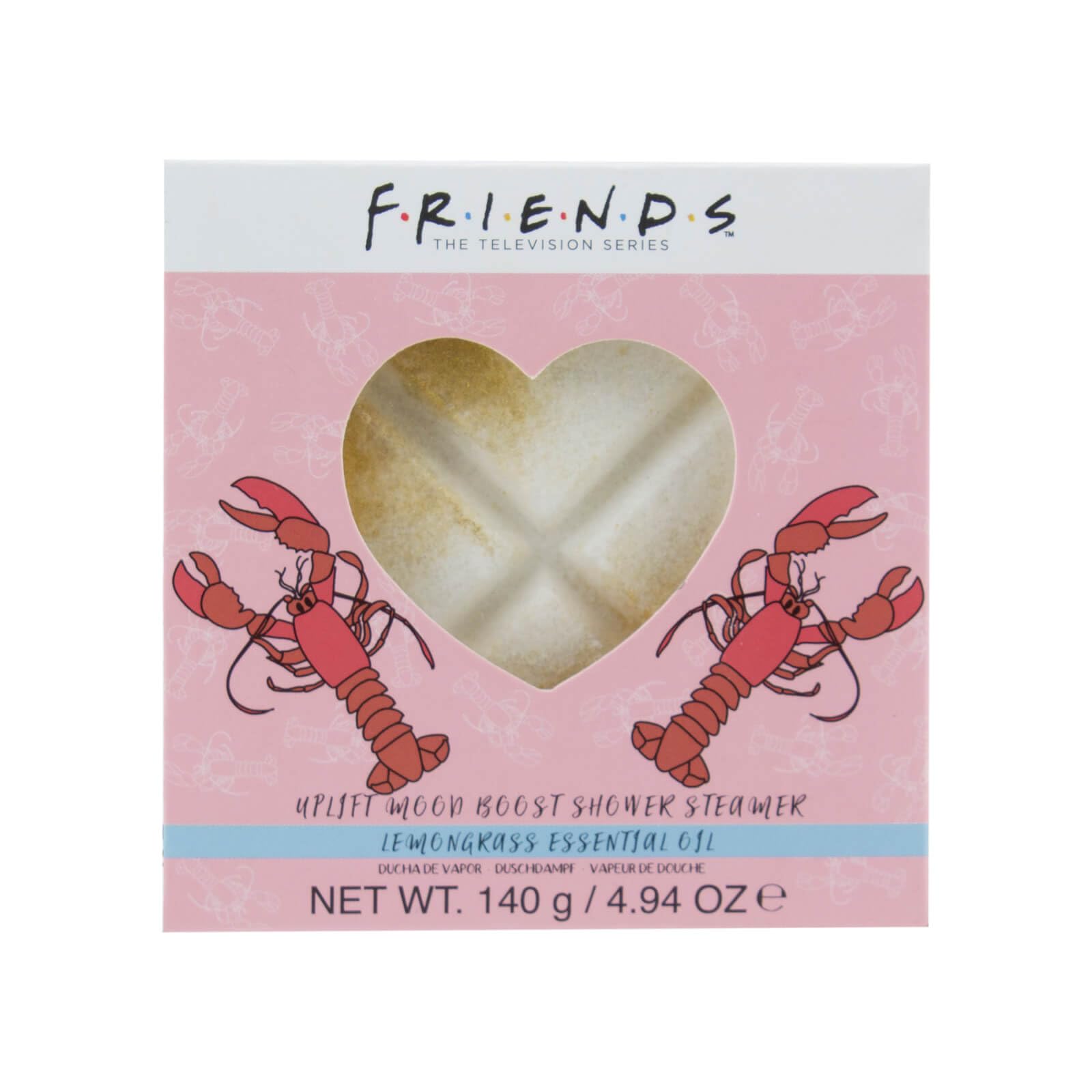 Paladone Lemongrass Uplift Shower Steamer 140g - Shower Bath Bomb, Lemongrass