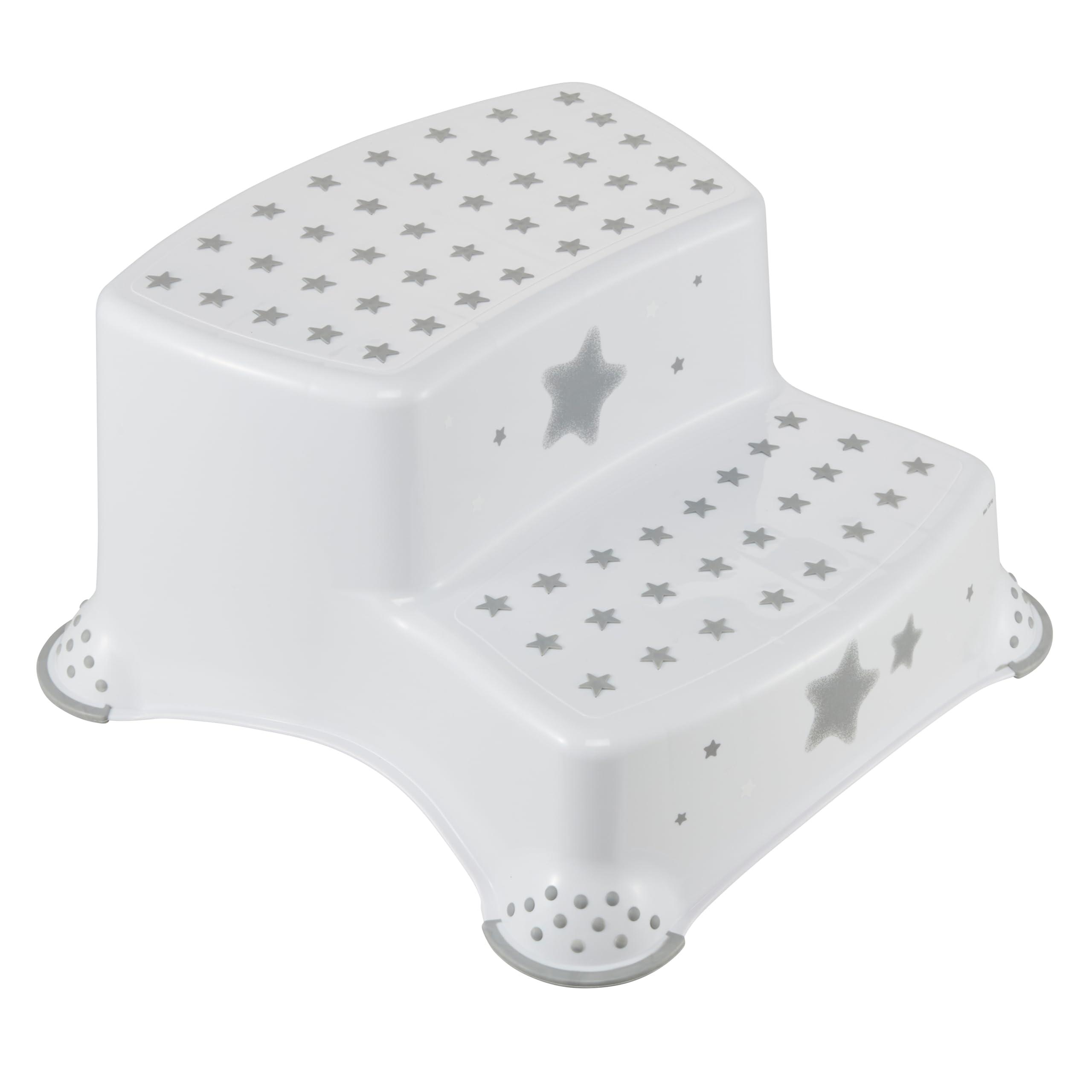 keeeper Stars Step Stool, Two-Tier, For 18 months to 10-years, Anti-Slip Design, Igor, White