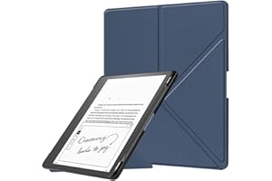 Zopsc Foldable Kindle Scribe Case, 10.2 Inch Stand Cover with Auto Sleep Wake, Pen Slot, Lightweight Protecting, for 2022 202