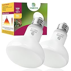 REPTI HOME Reptile Heat Lamp Bulbs, Simulate