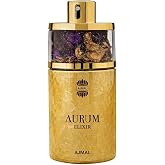 Ajmal Aurum Elixir Eau de Parfum for Women, Fruity Floral Woody Perfume | Luxurious fruity-floral EDP with bergamot, strawberry, vanilla &amp; cashmere wood. An elegant feminine signature.