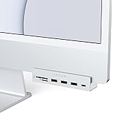 Satechi USB C Hub – iMac USB Adapter – USB C Data Port, USB-A 3.0 Data, Micro/SD Card Readers, USB C Clamp Hub For Apple Stud