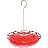 Newhouse Pet Hummingbird Tray Feeder NHP-HUMTRY-RD, Hummingbird Feeder for Outdoors, Easy-to-Clean Leak-Proof and Ant-Proof Tray for Patio Decor or Outdoor Décor