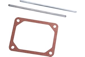 Bularie 690981 690982 Push Rods Set Compatible with B&S Lawnmower Engine - Motor Push Rod Set with 690971 Valve Cover Gasket Compatible with Toro 74590 401577 Gasoline Engine