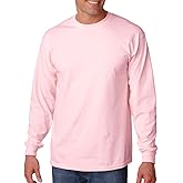 Gildan Ultra Cotton 6 oz. Long-Sleeve T-Shirt (G240) LIGHT PINK