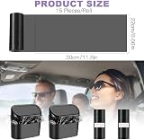 URAQT Car Trash Bag 90 Pcs 6 Rolls PE Mini Trash Bags for Car Discreet Design view 2
