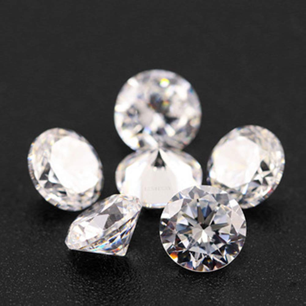 GEMHUB Loose Diamond 1 mm -3.25 mm CVD Diamonds for Jewelry Making