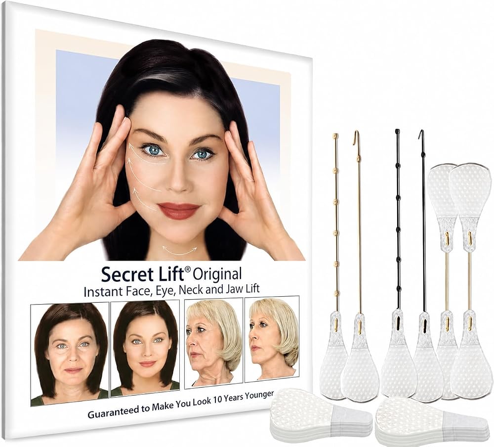 Secret Lift Original - 80 Piece Instant Face, Neck and Eye Lift Tapes Bands