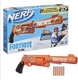 Nerf Fortnite 6-SH Blaster Camo Pulse Drum 6 Elite Darts Hammer Action view 6
