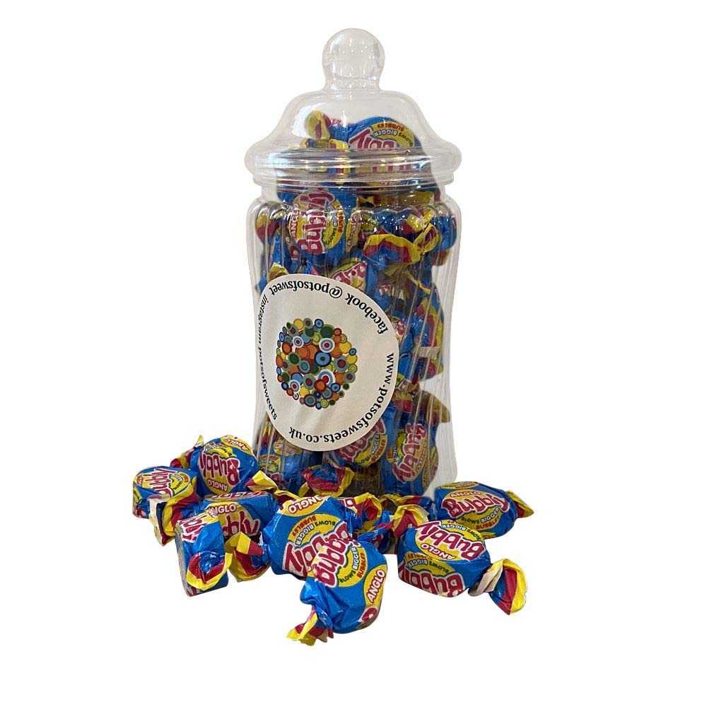 220g Spiral Jar of Anglo Bubbly Sweets