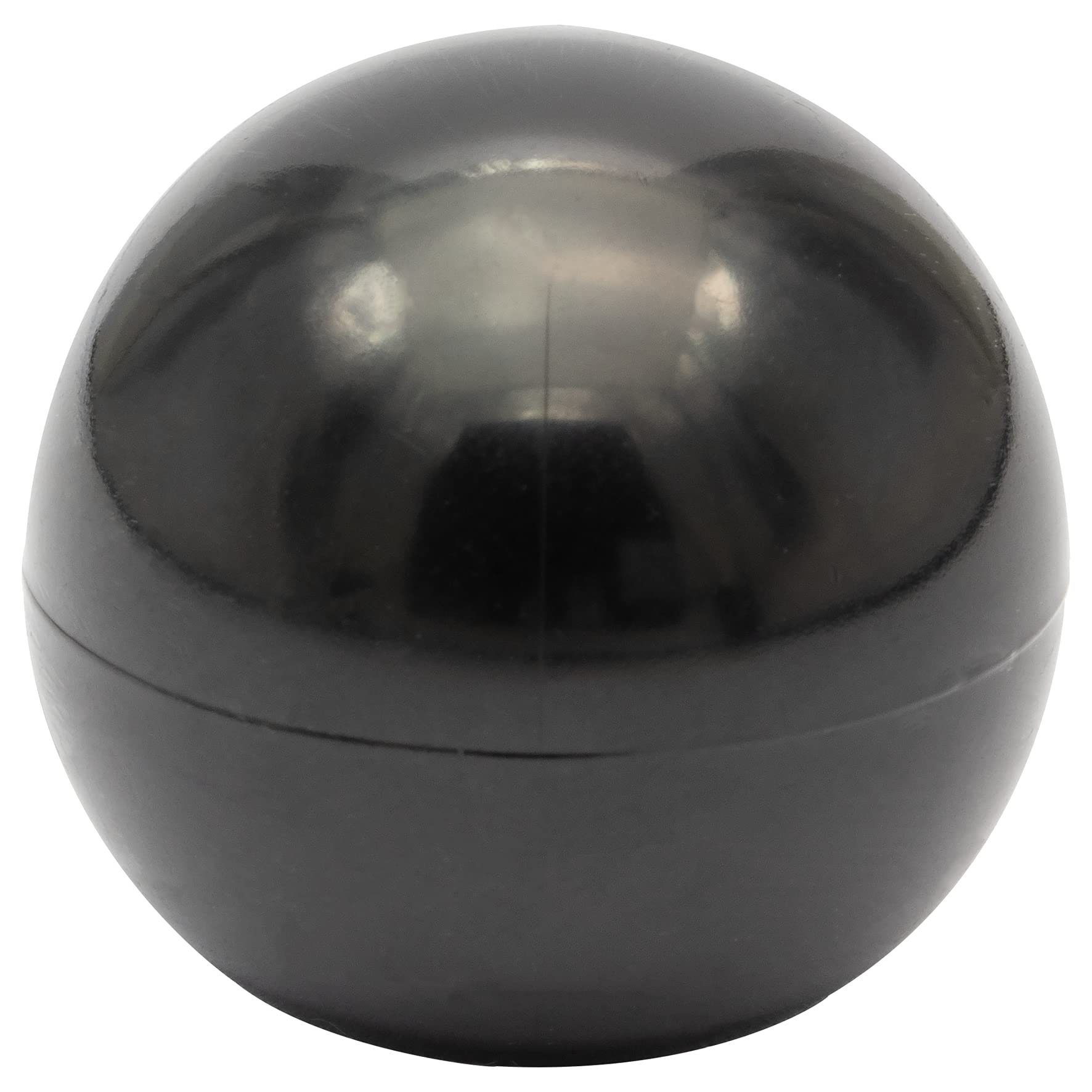 Wagner Doorstop Golf Ball - Ø 32 x 29 mm, Design Buffer Made of high Class Synthetic, Black, to be Screwed on Floors, mounting Material Included - 15504511