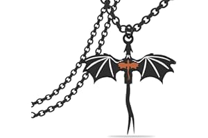 KEYCHIN Four Wing Necklace Dragon Rider Book Gifts Empyrean Book Series Jewelry Ya Fantasy Book Lover Gifts