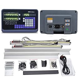 DRO 2 Axis Digital Readout Display with 2pc Glass