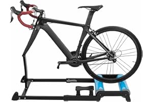 DIYTUNINGS DIYTuning 24"-29" Mountain and 700C Road Bike folding Rollers, Indoor Standing Trainers with Resistance for Road Bike Exercise, Aerobic Exercise Equipment